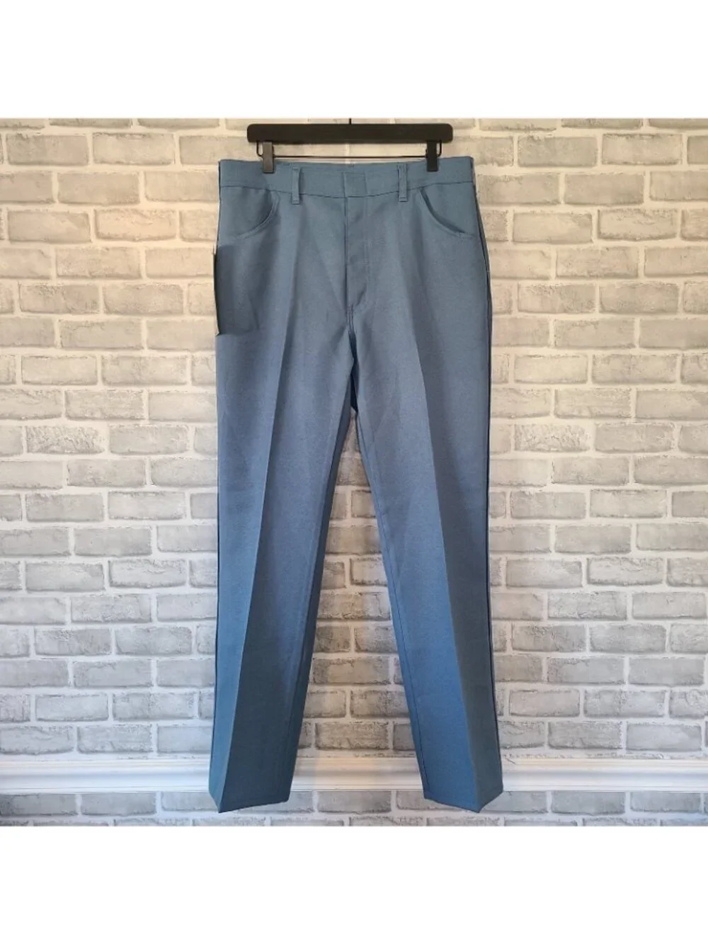 New Vintage 70's Big Yank  Sport-Abouts Jeans Mens 35x34 USA Western Light Blue
